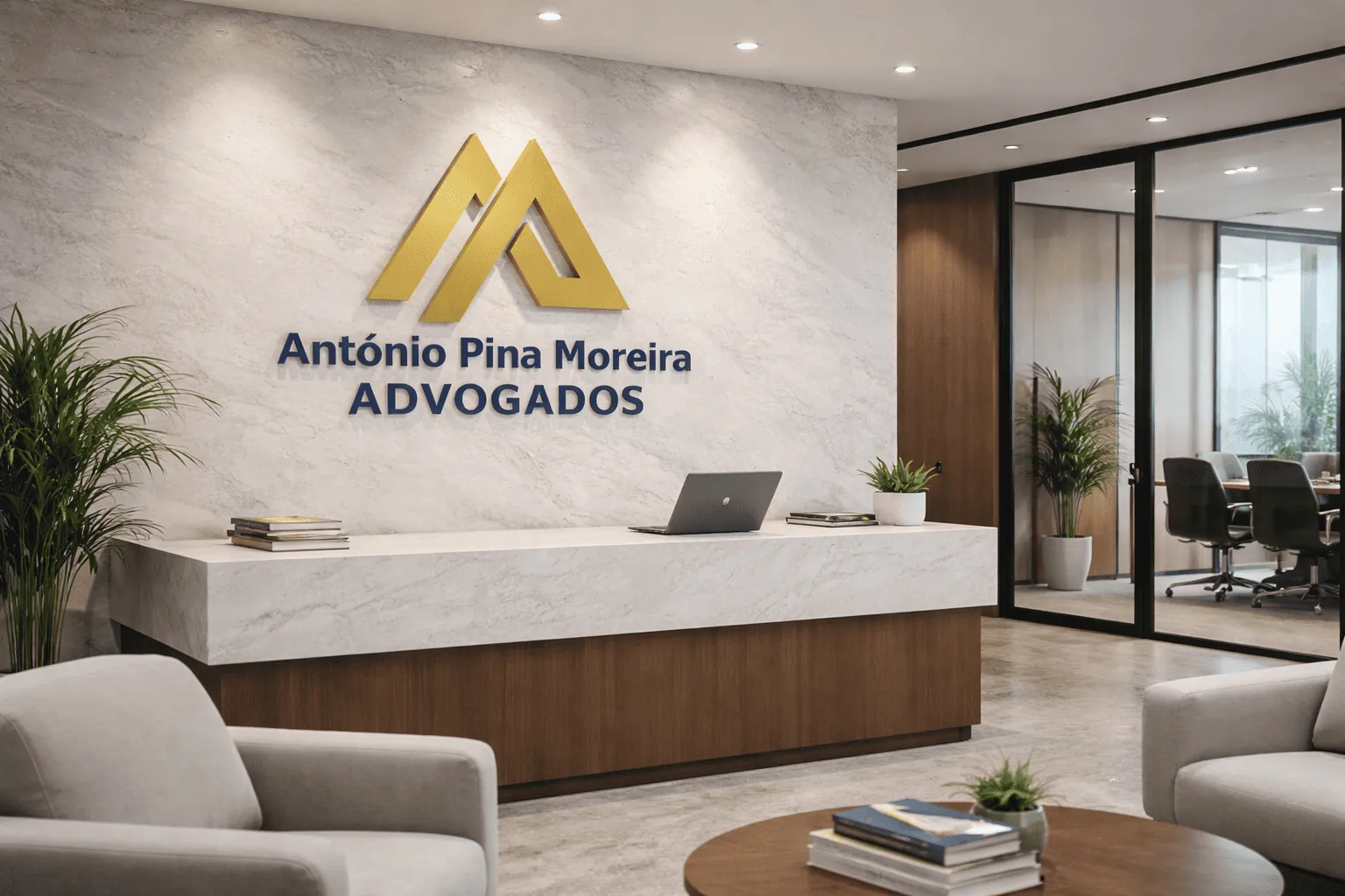 Ambiente de escritório - António Pina Moreira Advogados